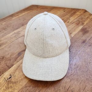 H&M Light Beige Wool Blend Neutral Hat One Size